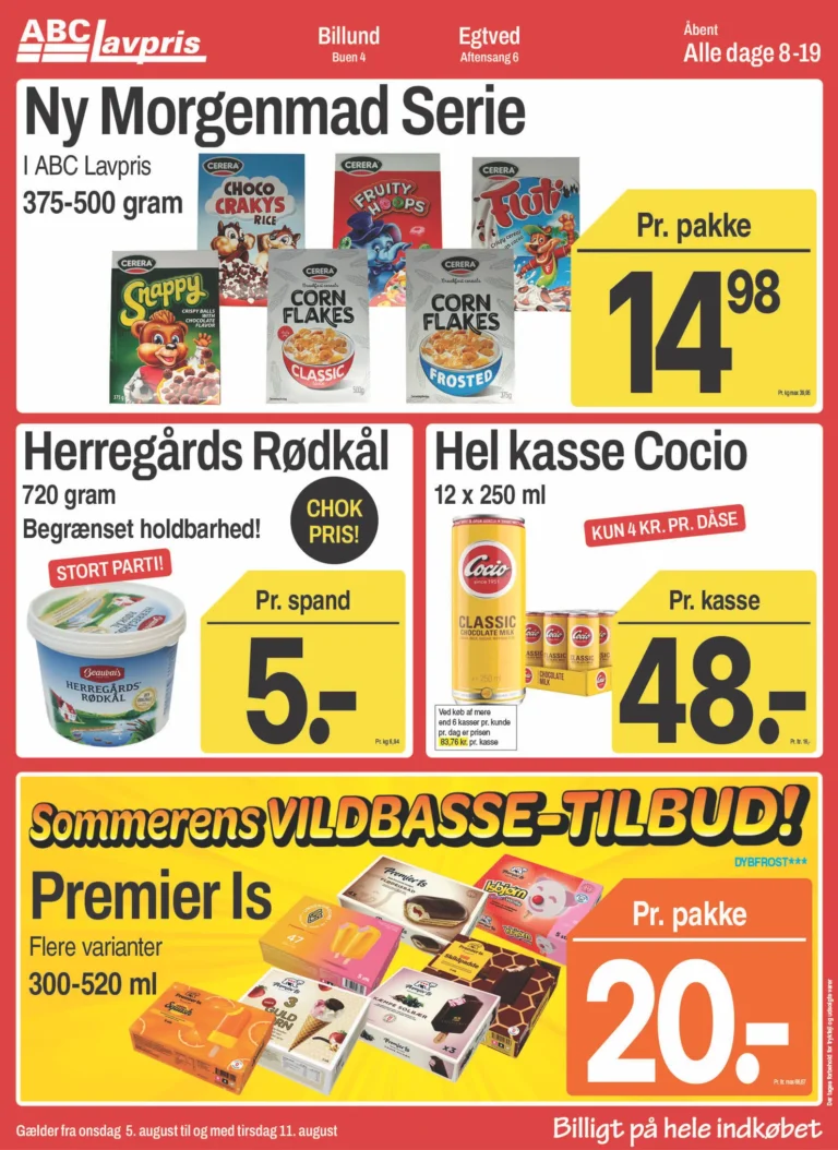 Abc Lavpris tilbudsavis fra 05.08.2026