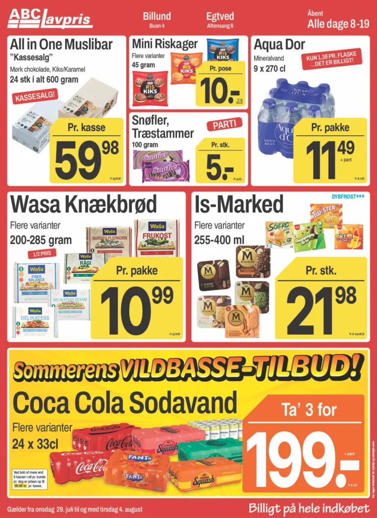 Abc Lavpris tilbudsavis fra 29.07.2026
