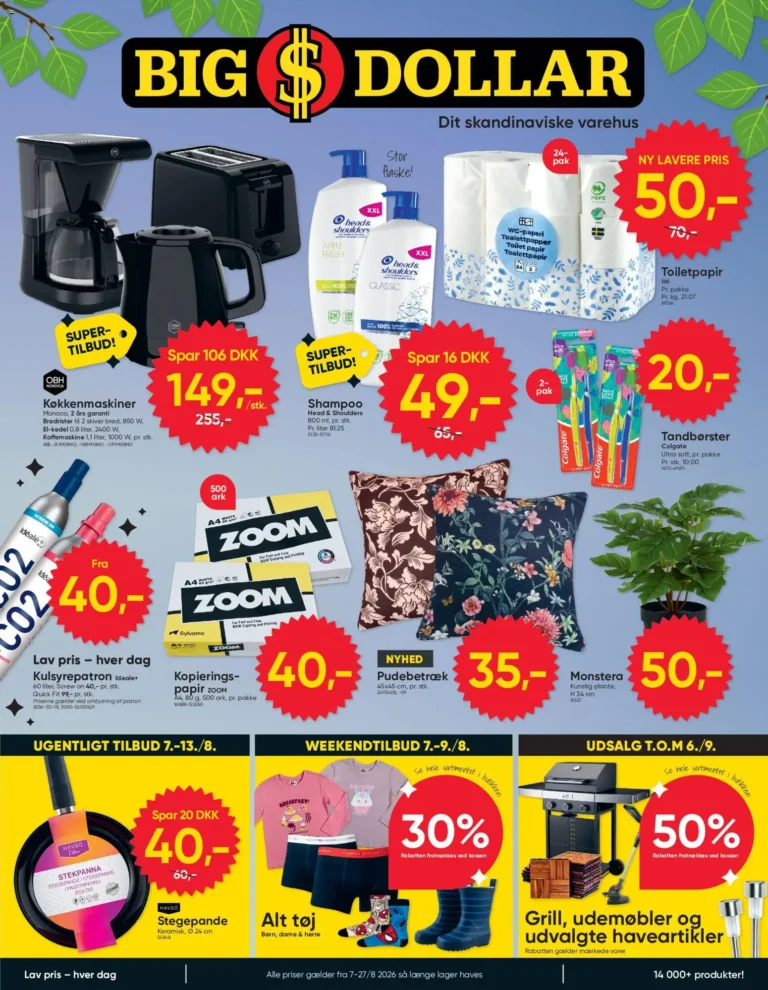 Bigdollar tilbudsavis fra 07.08.2026