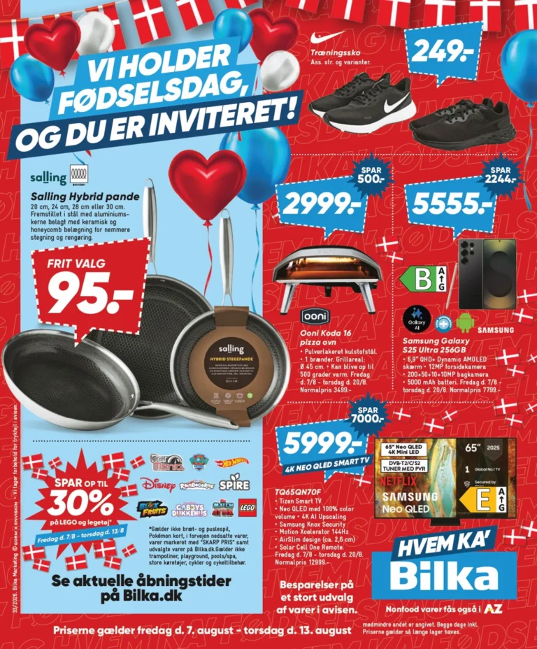 Bilka tilbudsavis fra 07.08.2026