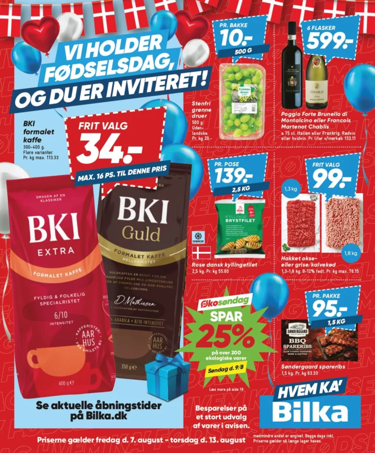 Bilka tilbudsavis fra 07.08.2026