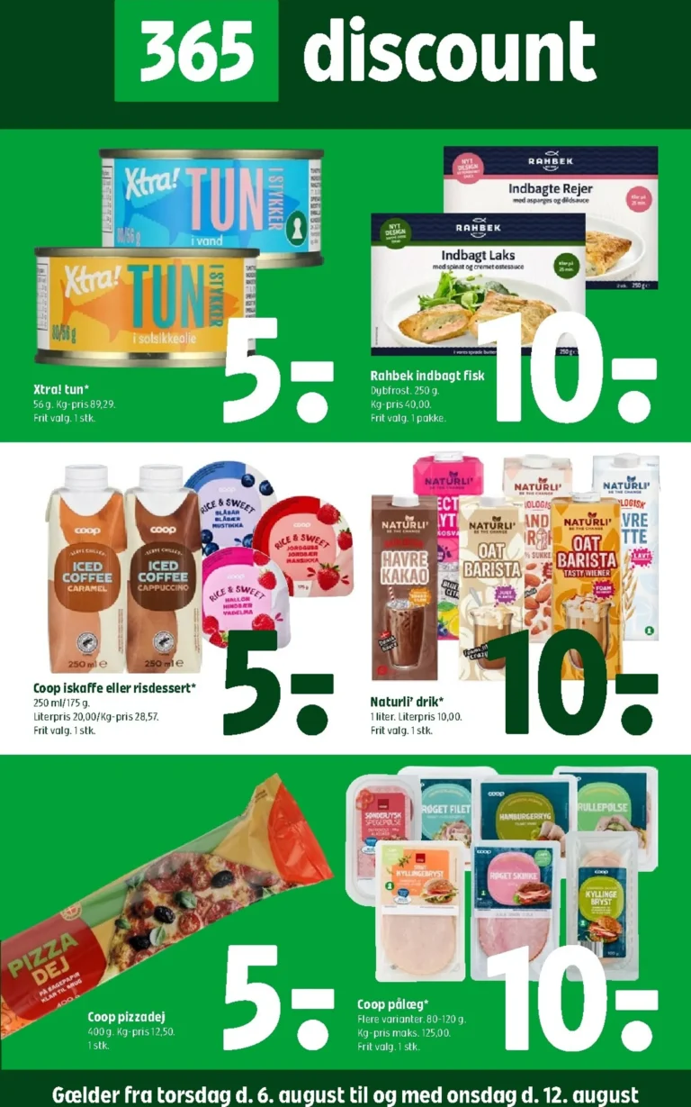 Coop 365 tilbudsavis fra 06.08.2026