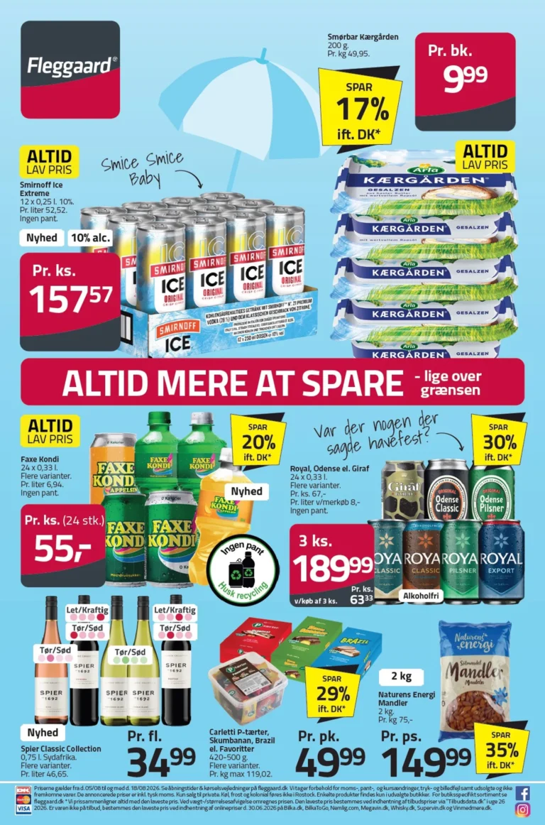 Fleggaard tilbudsavis fra 05.08.2026