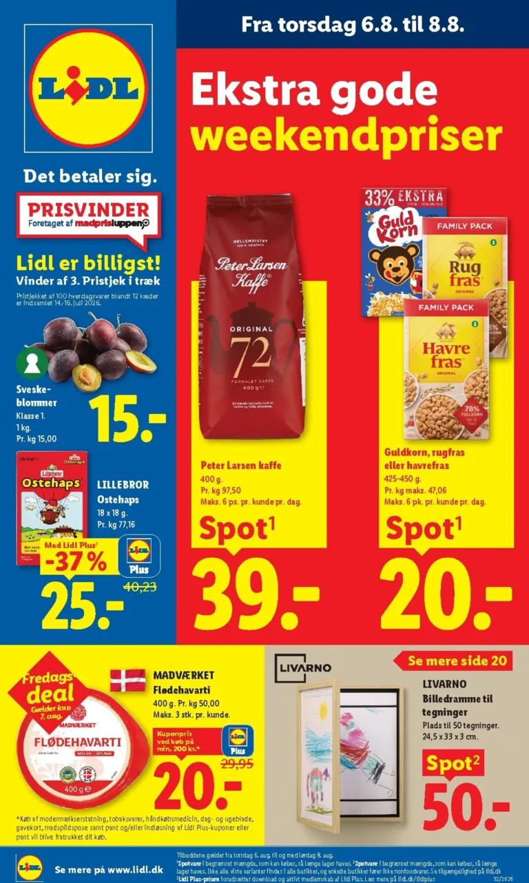 Lidl tilbudsavis fra 06.08.2026