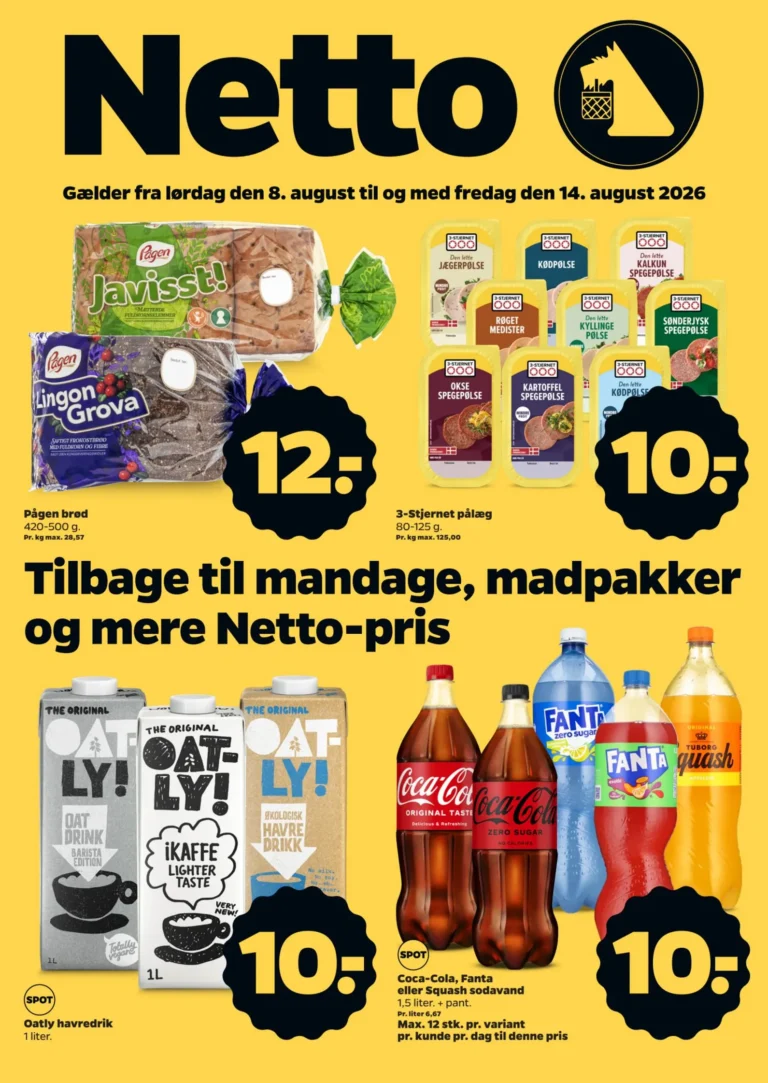 Netto tilbudsavis fra 08.08.2026