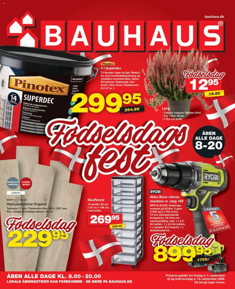 Bauhaus tilbudsavis fra 04.09.2026