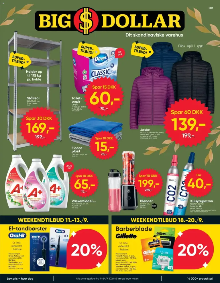 Bigdollar tilbudsavis fra 11.09.2026