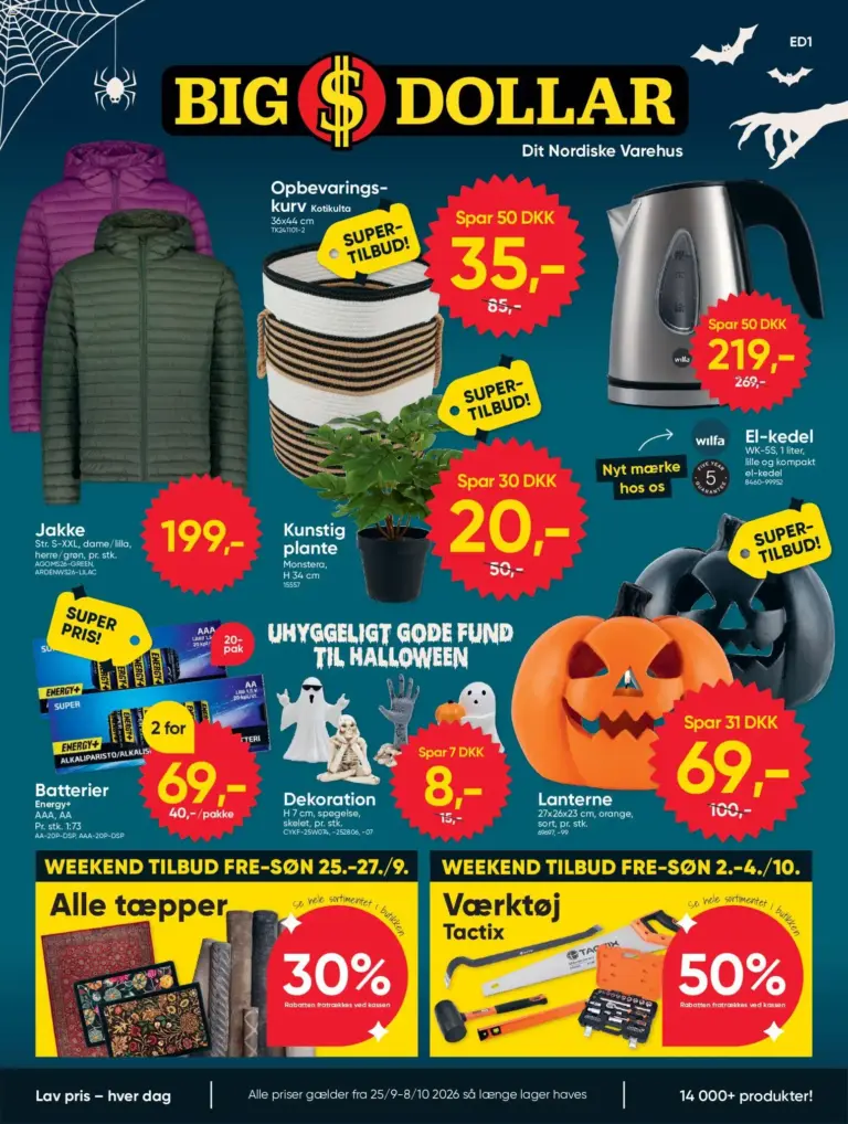 Bigdollar tilbudsavis fra 25.09.2026