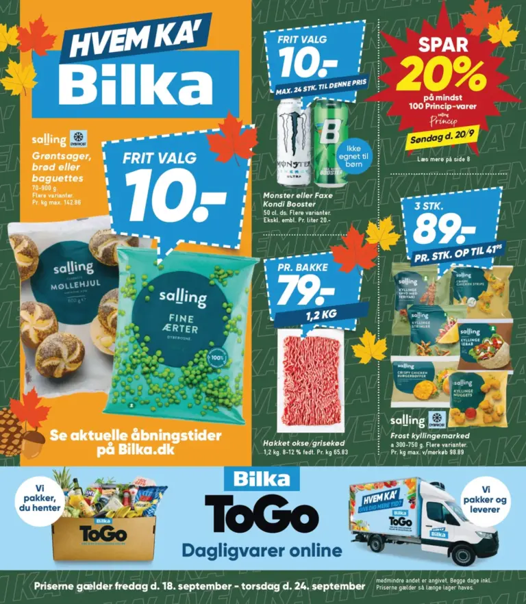 Bilka tilbudsavis fra 18.09.2026