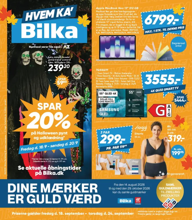 Bilka tilbudsavis fra 18.09.2026