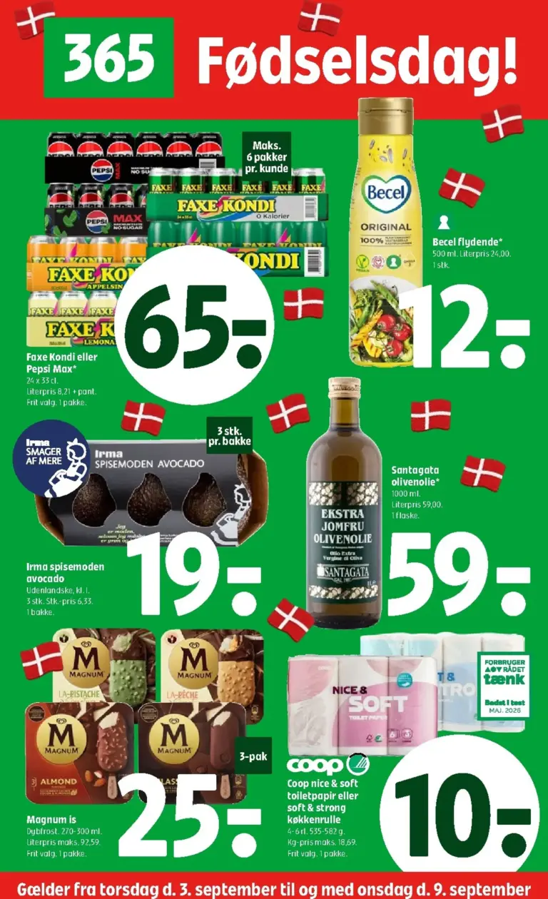 Coop 365 tilbudsavis fra 03.09.2026