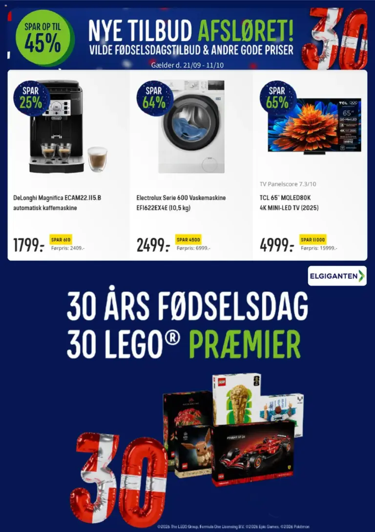 Elgiganten tilbudsavis fra 21.09.2026