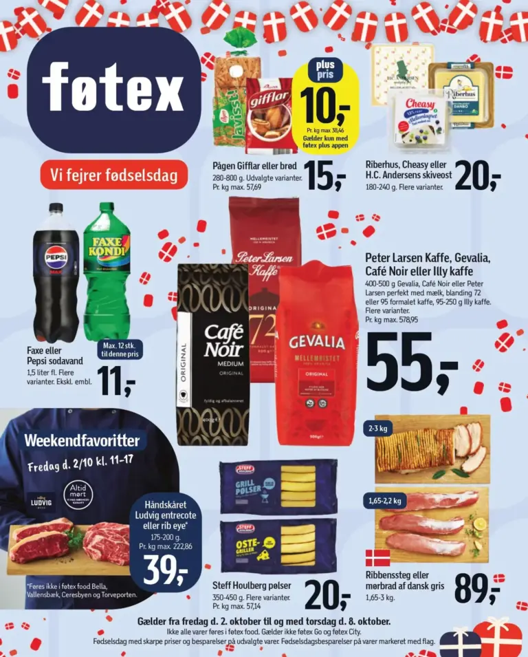 Føtex tilbudsavis fra 02.10.2026