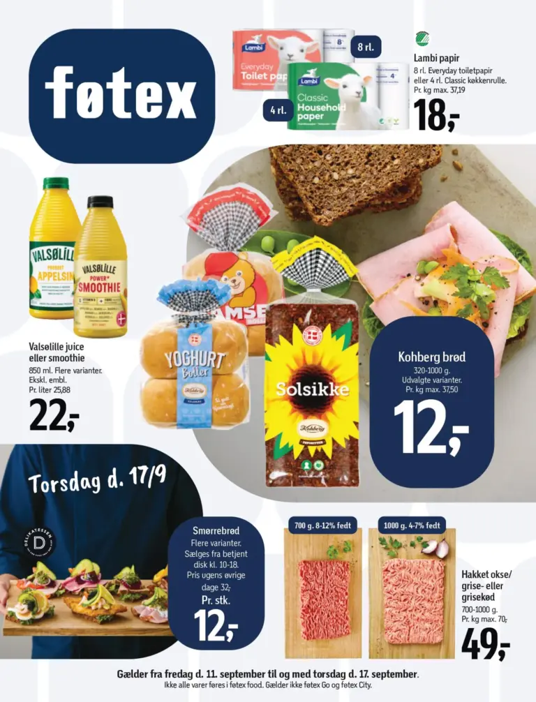 Føtex tilbudsavis fra 11.09.2026