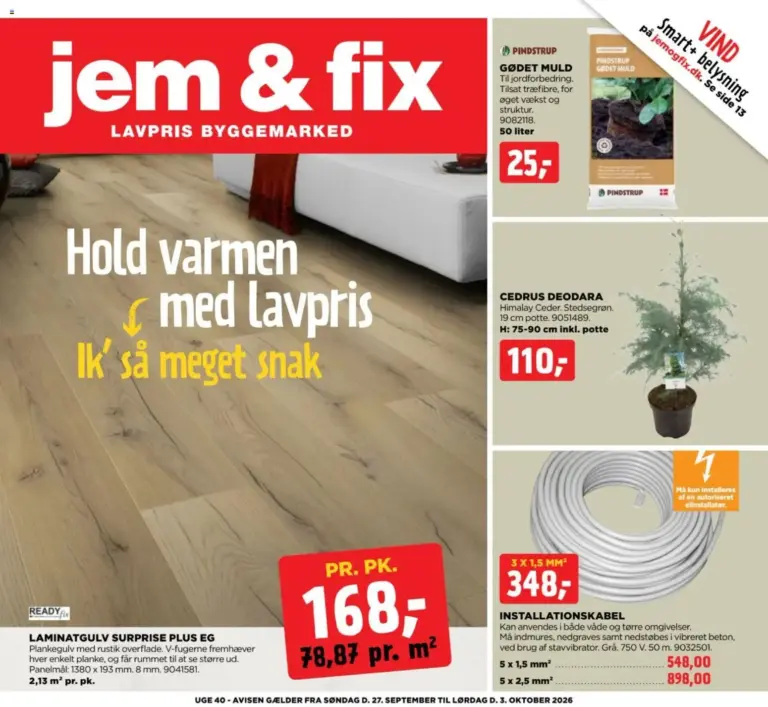 Jem & fix tilbudsavis fra 28.09.2026