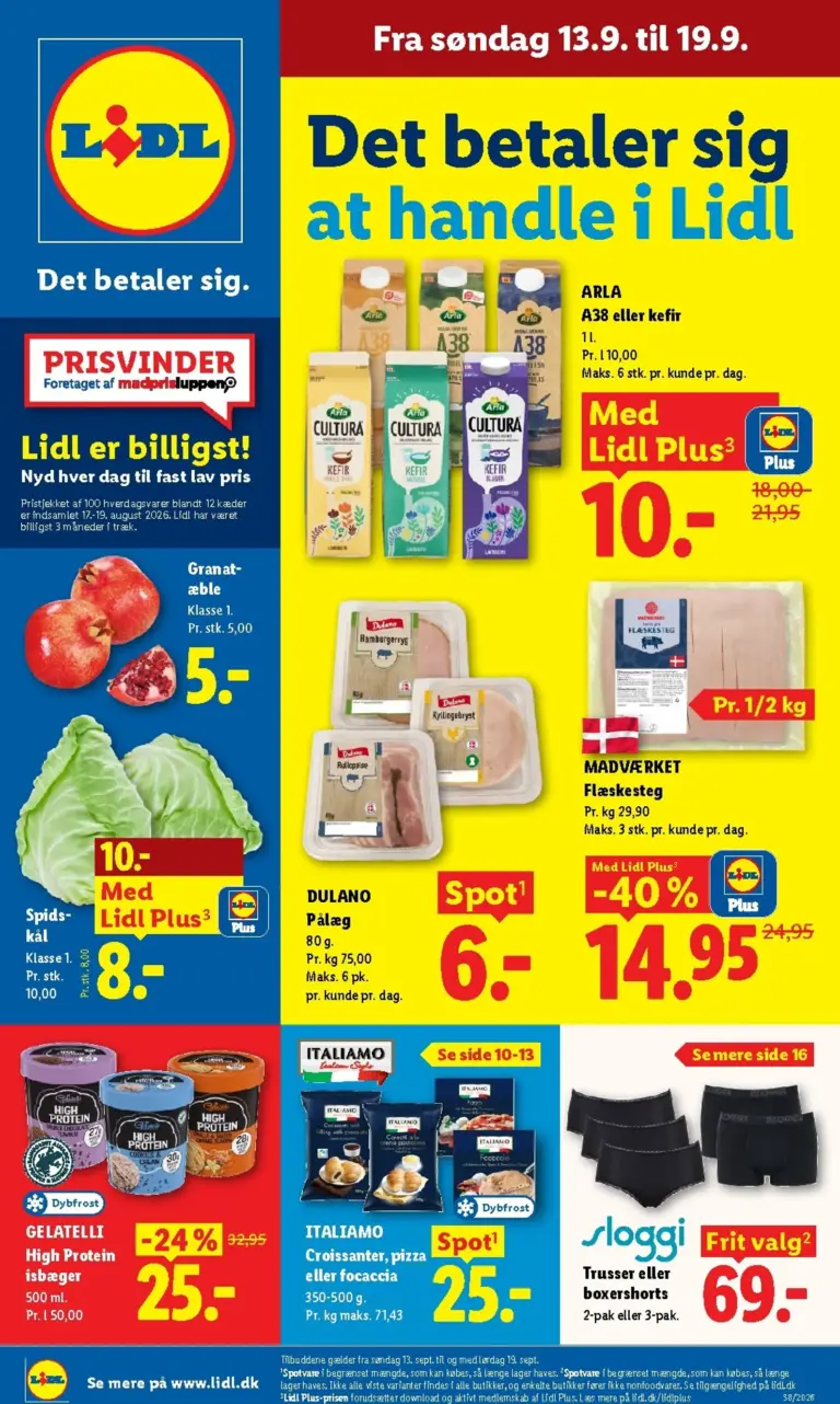 Lidl tilbudsavis fra 13.09.2026