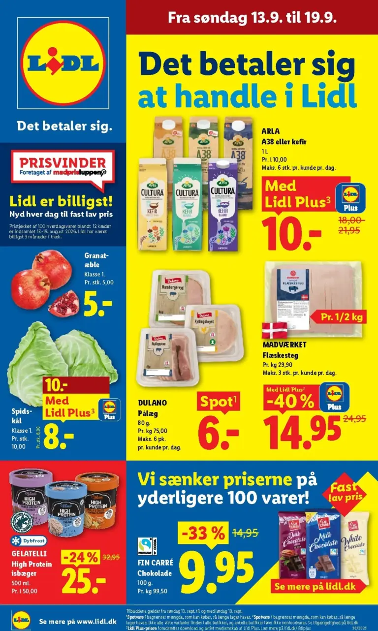 Lidl tilbudsavis fra 13.09.2026