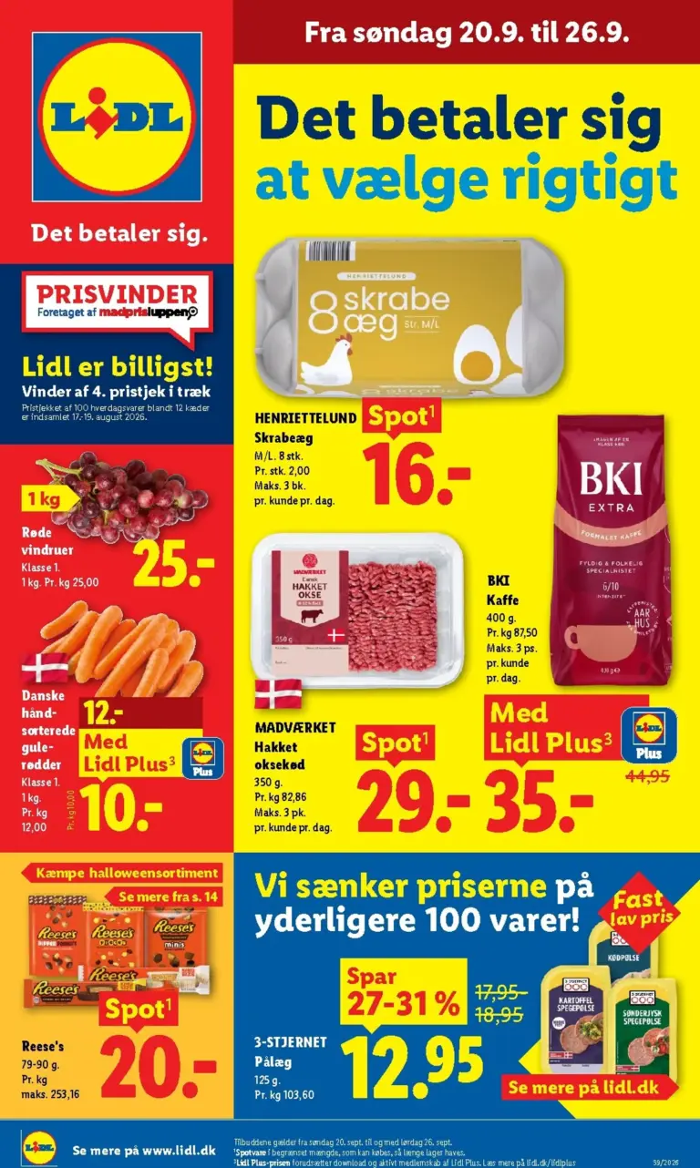Lidl tilbudsavis fra 20.09.2026