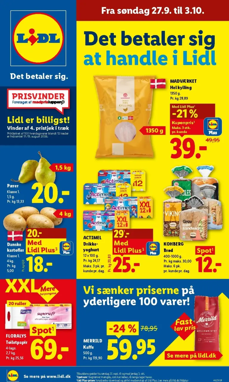 Lidl tilbudsavis fra 27.09.2026