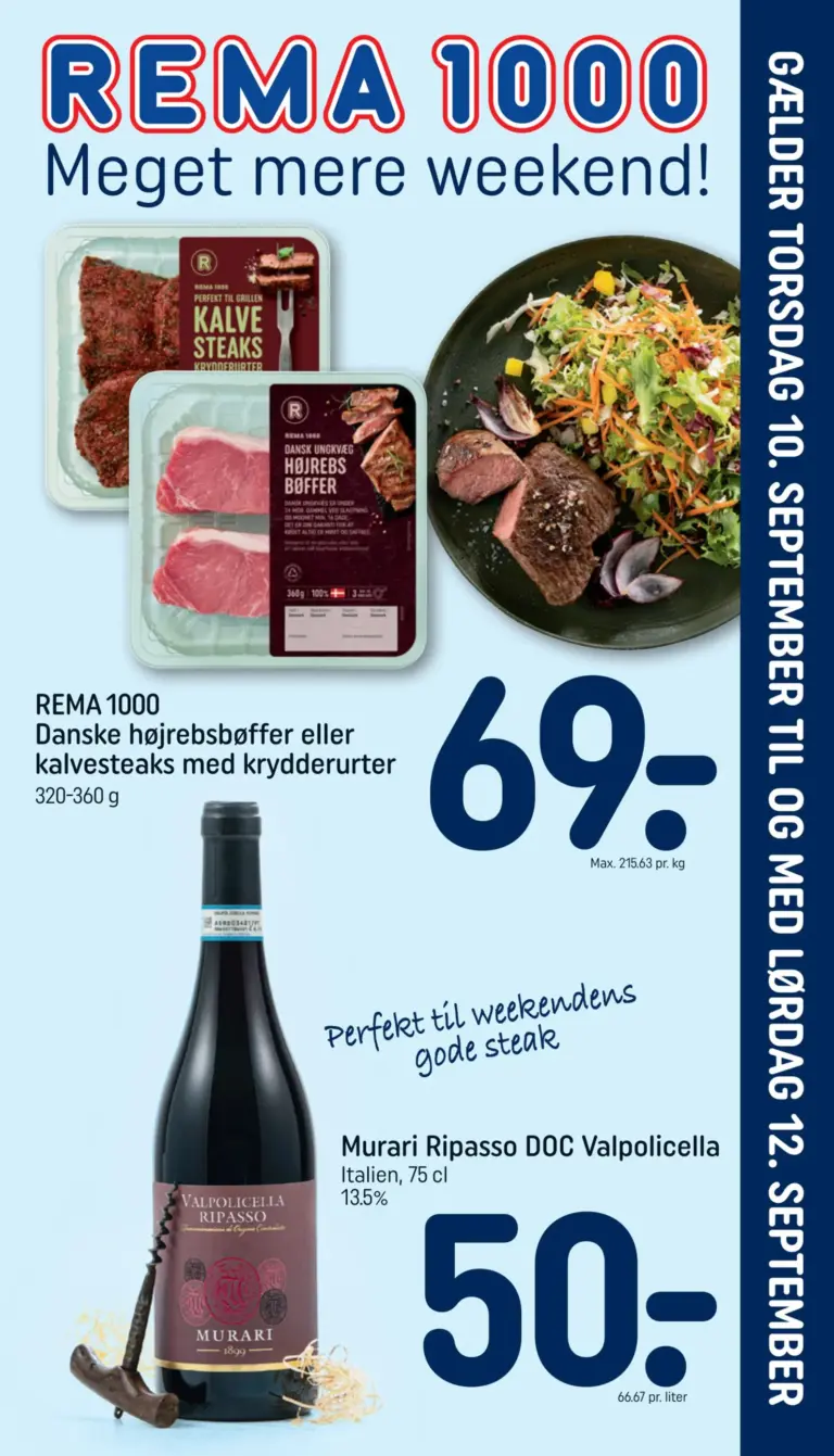 Rema 1000 tilbudsavis fra 10.09.2026