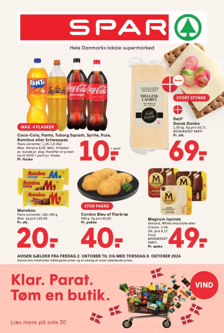 Spar tilbudsavis fra 02.10.2026