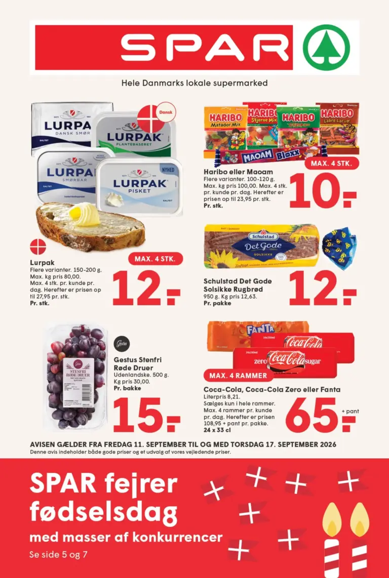 Spar tilbudsavis fra 11.09.2026