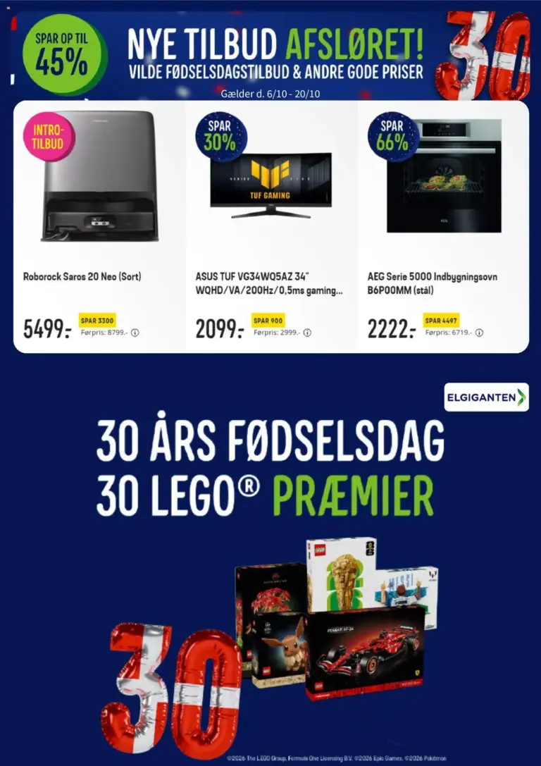 Elgiganten tilbudsavis fra 06.10.2026