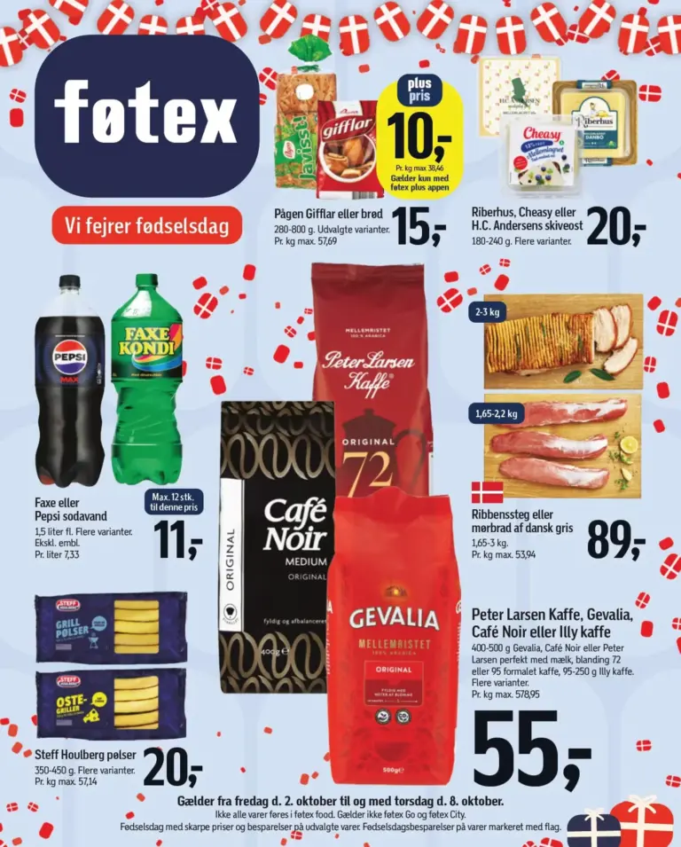Føtex tilbudsavis fra 02.10.2026