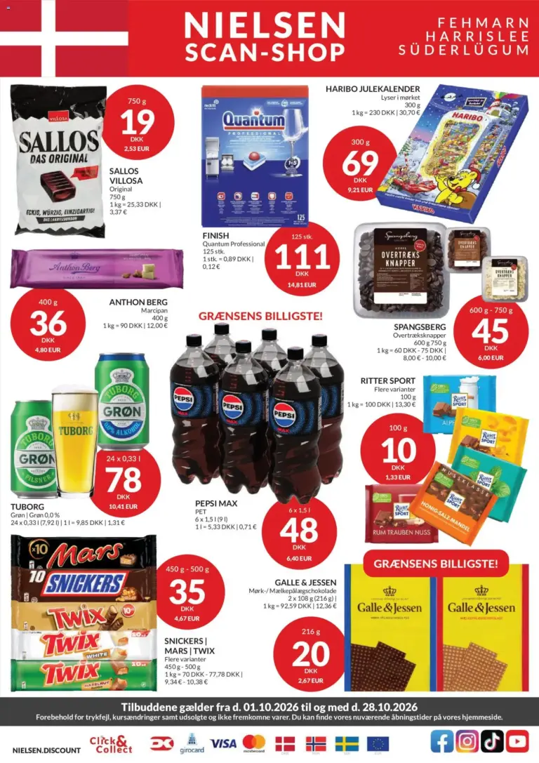 Nielsen Discount tilbudsavis fra 01.10.2026