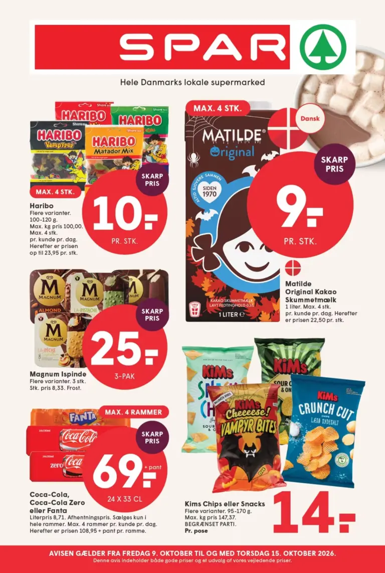 Spar tilbudsavis fra 09.10.2026